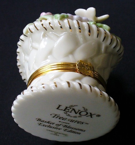 Lenox~Schätze~BLÜTENKORB~Ring~SCHMUCKKÄSTCHEN~SCHMETTERLING~EXCLUSIVE EDITION - Bild 6 von 9