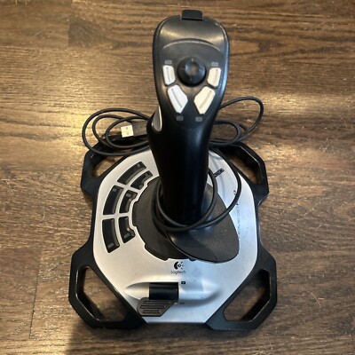 Logitech Extreme 3D Pro Joystick Flight Simulator USB Controller PC J-UK17