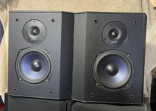 Left & Right Side Polk Dynamic Balance Corner Speakers With Brackets Tested