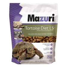 Mazuri Tortoise Diet 12 Ounce Low Starch High Fiber Complete Nutrition Pellets