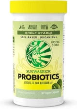 Sunwarrior Probiotics Plant Grows to 100 Billion CFU (30 Count)