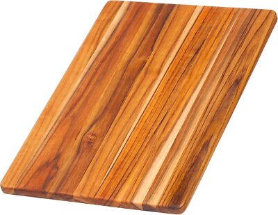 Teakhaus Edge Grain Rectangle Cutting & Se rving Board - 15.75'' x 11'' x 0.55''