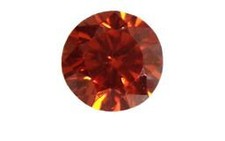 Pietra decorativa CITRINO MADEIRA ZIRCONIA tondo 1,4 mm per gioielli SET 10 pz.