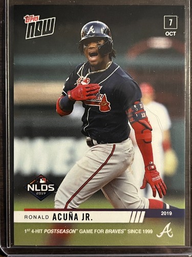 2019 Topps Now 976 Ronald Acuña Jr.