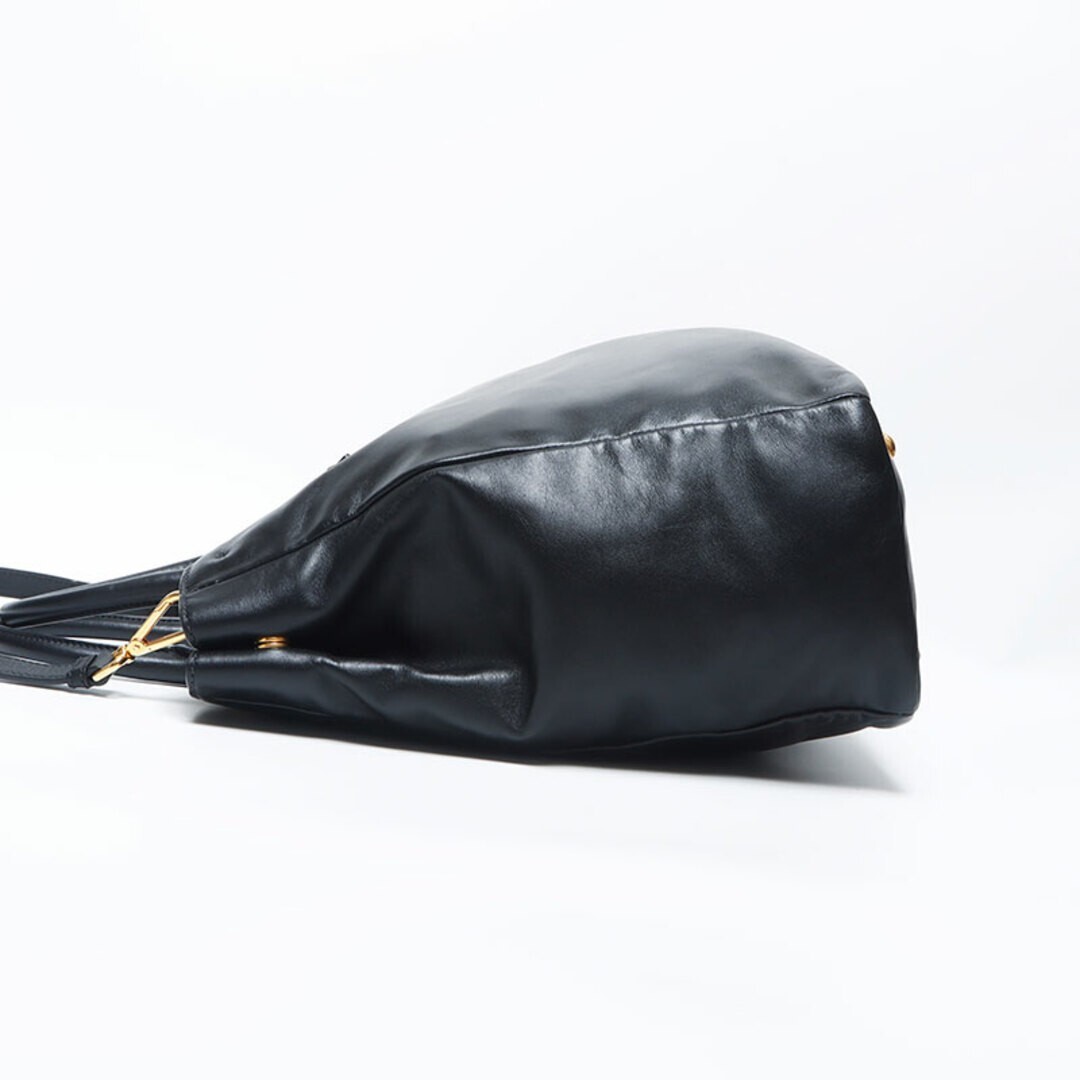 バッグ PRADA 2way leather tote bag black PRADA 2-way logo leather tote bag Black W approx. 37 cm x H