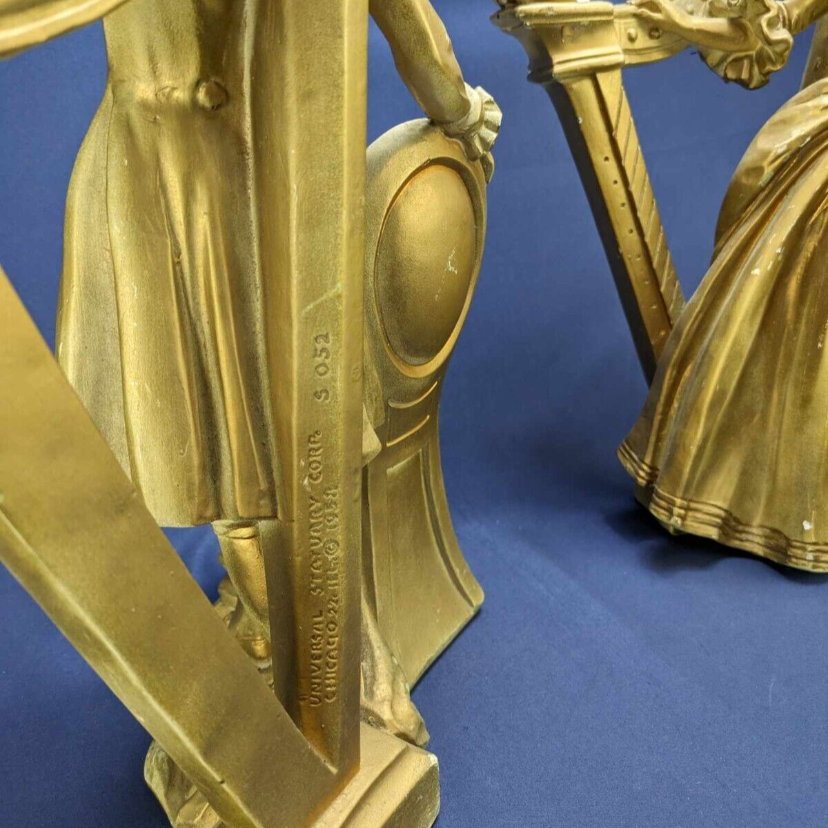 Universal Statuary Corp S 052 1958 Statues Chicago Ill Set of 2