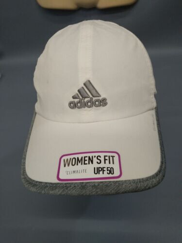 Женская регулируемая шляпа/кепка Adidas CLIMALITE-Белый/Вересково-серый