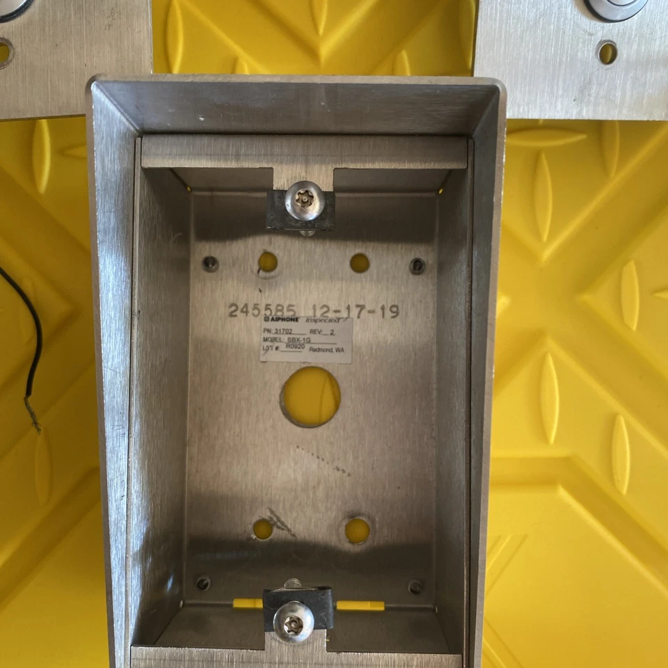 Aiphone LE-SS-1G Vandal Resistant 1-Gang Sub Station for LEF parts only - Image 4 of 4