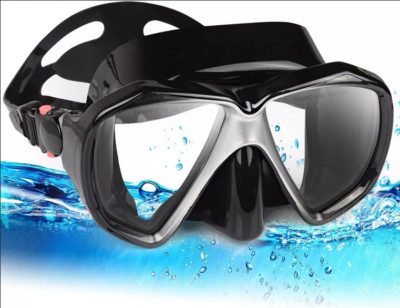NEW!  EXP Vision Snorkel Diving Mask - Black Size Small / Child