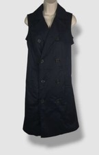 $185 Ralph Lauren Women's Blue Sleeveless Double Breasted Dress Size 2