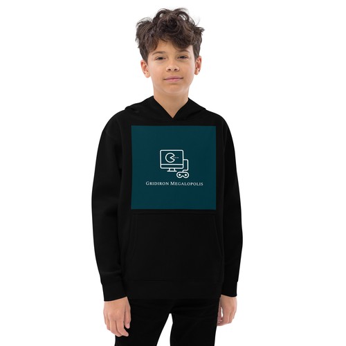Gridiron Megalopolis Kids fleece hoodie - Picture 4 of 6