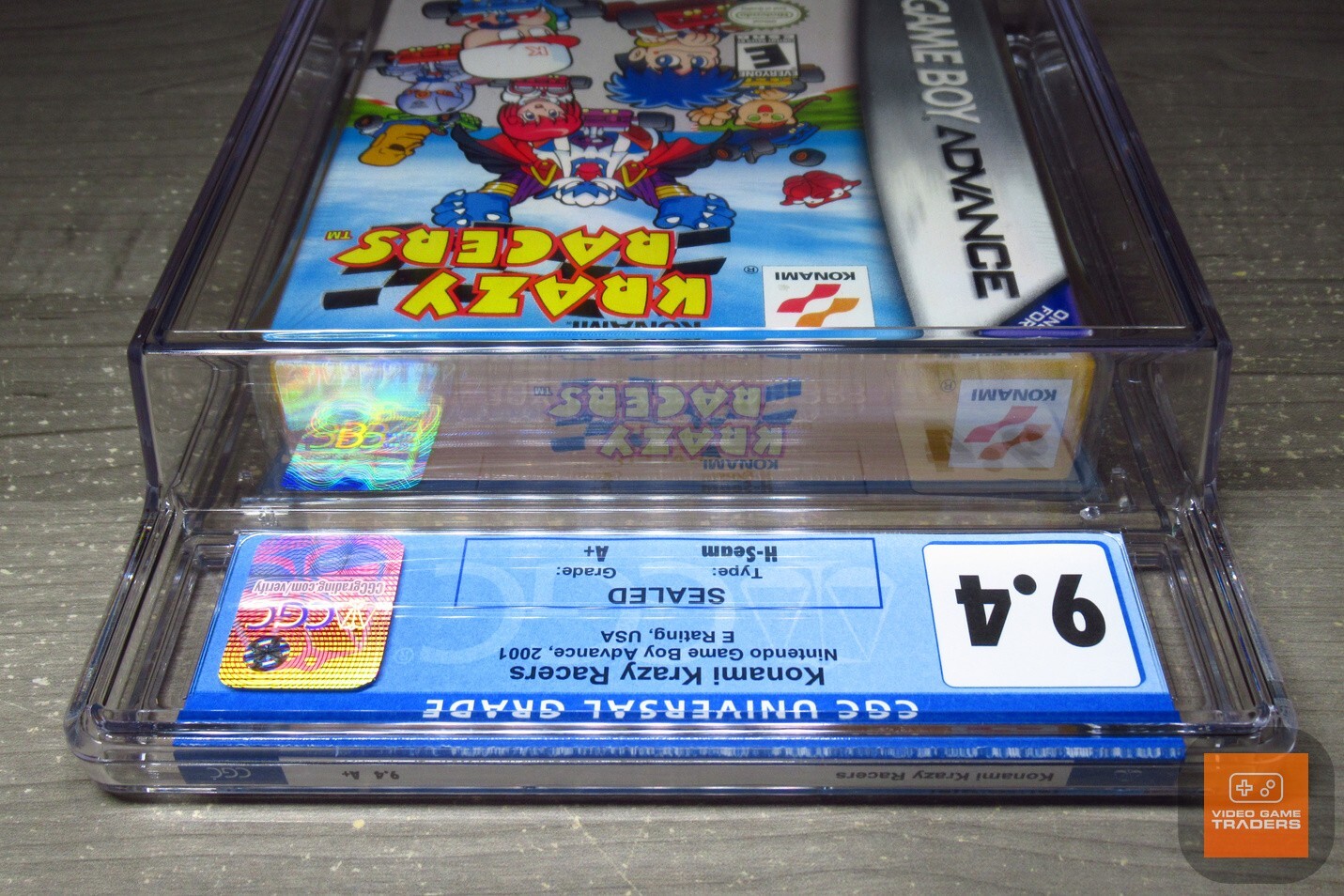 CGC 9.4 A+ - Konami Krazy Racers Game Boy Advance, GBA 2001 NEW! - RARE ...