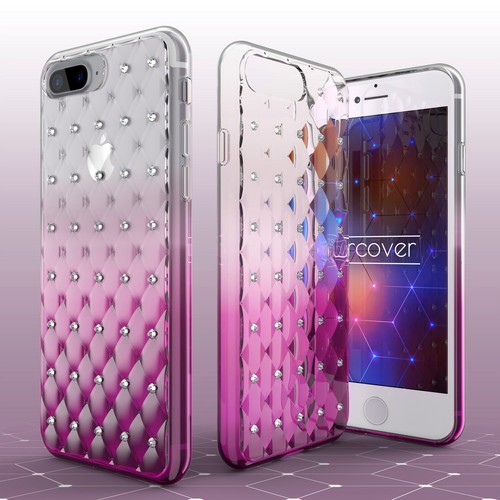Urcover® Custodia Lusso Protettiva TPU Cover Glitter Diamanti Case Brillante - Foto 15 di 23