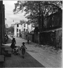 8" x 10" Photo General view of alley in Washington, D.C., with dome of the U.S.