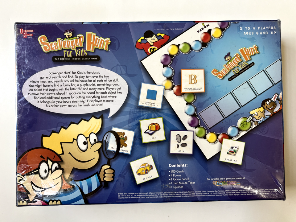 Scavenger Hunt for Kids University Games Ages 6+ Indoor Search Game