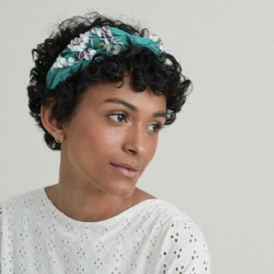 3D Anthropologie Boho Hairband Green Embellished Headband  display picture 1