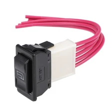 Universal 5 Pin Car Window Switch Control Master Rocker Switch Momentary DC 12V