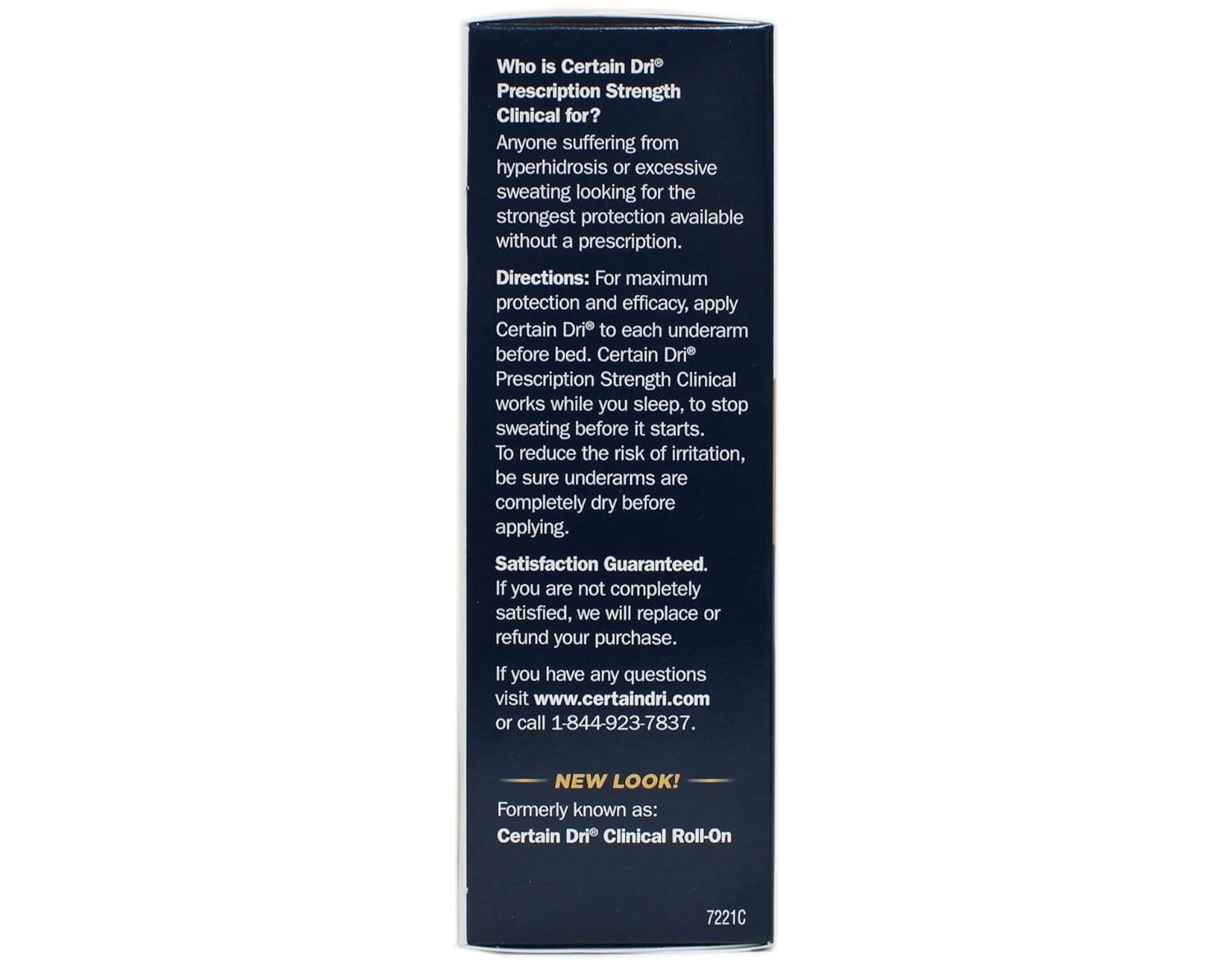 Certain Dri Clinical Antiperspirant 1.2 Ounce Pack Of 3 Prescription Strength