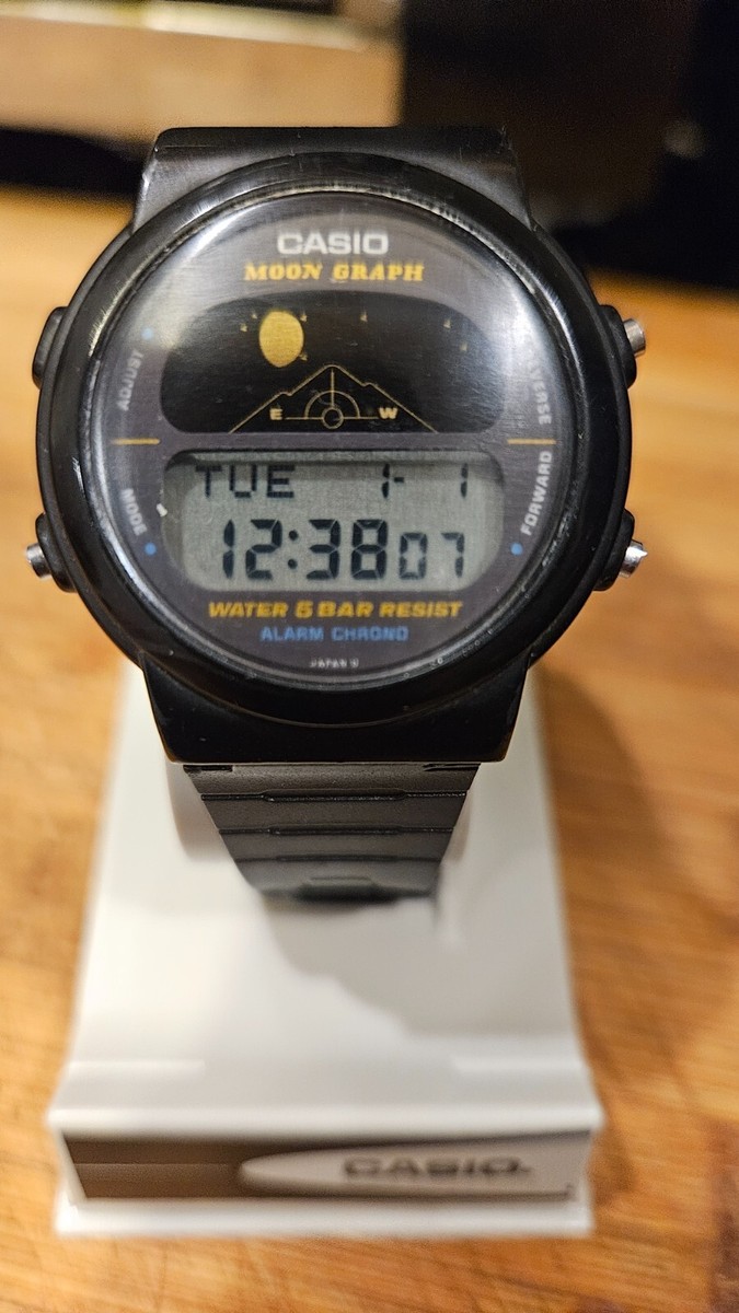 Casio Gmw 62 Casio Moon Graph Watch CASIO GMW-62 MOON GRAPH