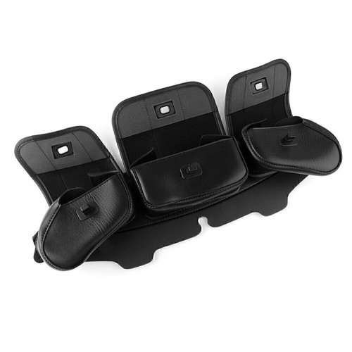 For Harley Touring Electra Street Glide 3-Pocket Windshield Fairing Pouch Bag - Picture 7 of 11