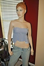 Arizona Jean Company Womens SM Tankini Padded W optional Strap Bathing Suit Top