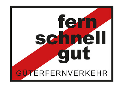 Aufkleber LKW fern schnell gut sticker Anhänger Waschanlagenfest UV-Beständig
