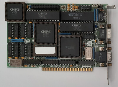 Sigma Designs SPEGASYNC 8-bit ISA EGA Grafikkarte (retro, 1986)