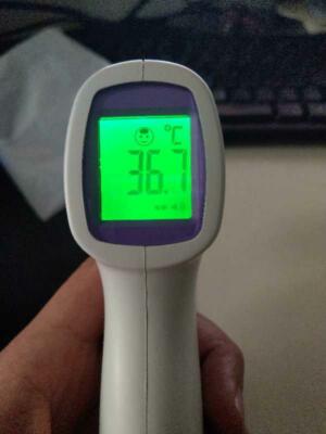Non-Contact Digital IR Infrared Thermometer CONTEC TP500 + 2AAA BAT. | HUMAN USE