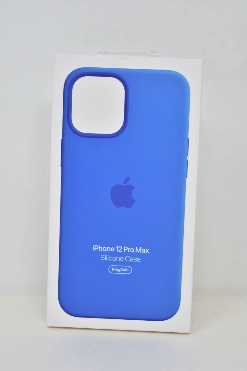 Apple Silicone Case with MagSafe for iPhone 12 Pro Max - Black for