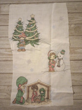 precious moments christmas fun fabric scrap 15 by 8 inch