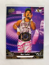 Max Caster 2023 Upper Deck AEW All Elite Wrestling #60 Card Gold