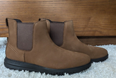 Mens 10.5 - Cole Haan Grand Plus Chelsea Boot Brown Lumber Java C38789 New Cole Haan Grand Plus Chelsea Boots Mens Size 11.5 M Brown  main image 2