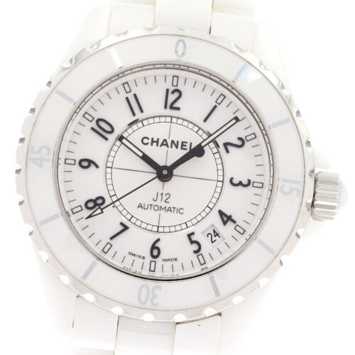 CHANEL J12 H0970 White ceramic 38MM white Dial Automatic Men's Watch_878129