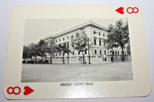 United States Mint, Phila.,Pa. ~1960's Vintage Single Swap Playing Card