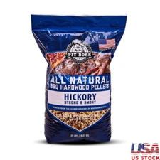 100% Natural Hickory Blend BBQ Pellets 20lb Beef Pork Chicken Smoking Grilling