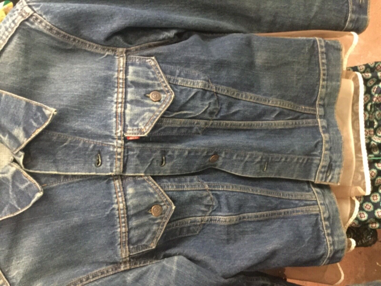 Vtg 70’s Levi’s Men's Denim Jacket Big E Type III… - image 5