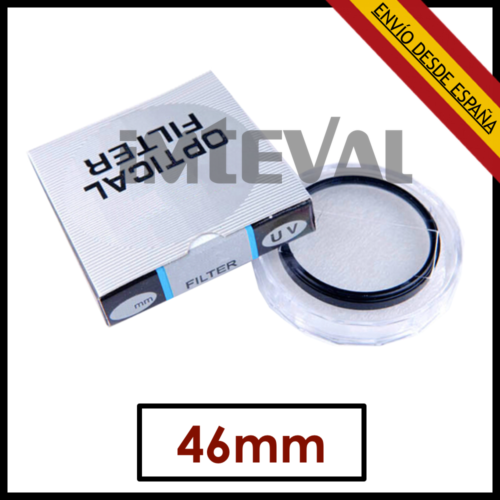 Filtro UV lentes 46mm ultravioleta Canon Nikon Pentax Sony protector - Imagen 1 de 2