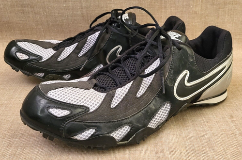 Nike noir Rival MD 2 Bowerman homme taille Chaussures à pointes 13 pistes 311895-001 excellent état !