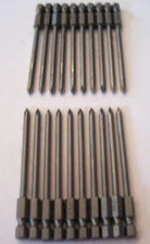 ***100*** ENKAY 3-1/2" PHILLIPS #0 SCREW DRIVER POWER BITS ROUND SHAFT PH0