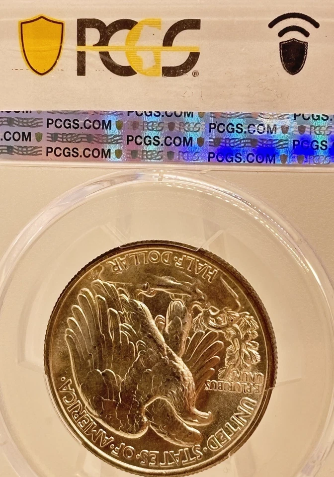 1946 50c Walking Liberty Half Dollar PCGS MS65 #13431 - Image 4 of 4