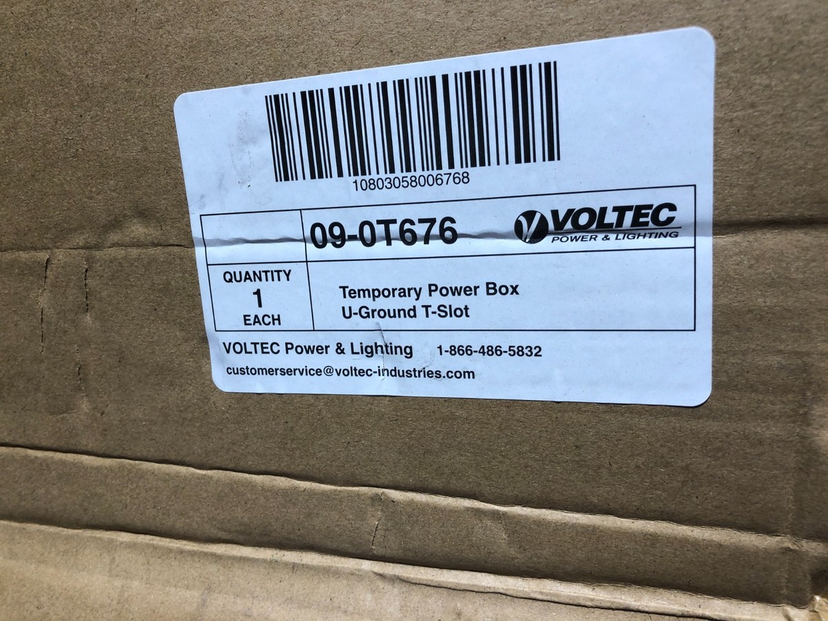 Voltec T-Box-6l 125/250v 50a Temporary Power Distribution Spider