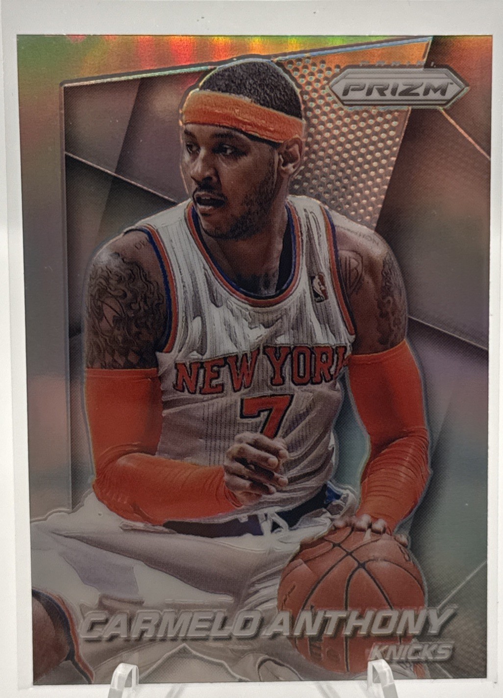 2014-15 Panini Prizm - Carmelo Anthony #89 Silver Prizm