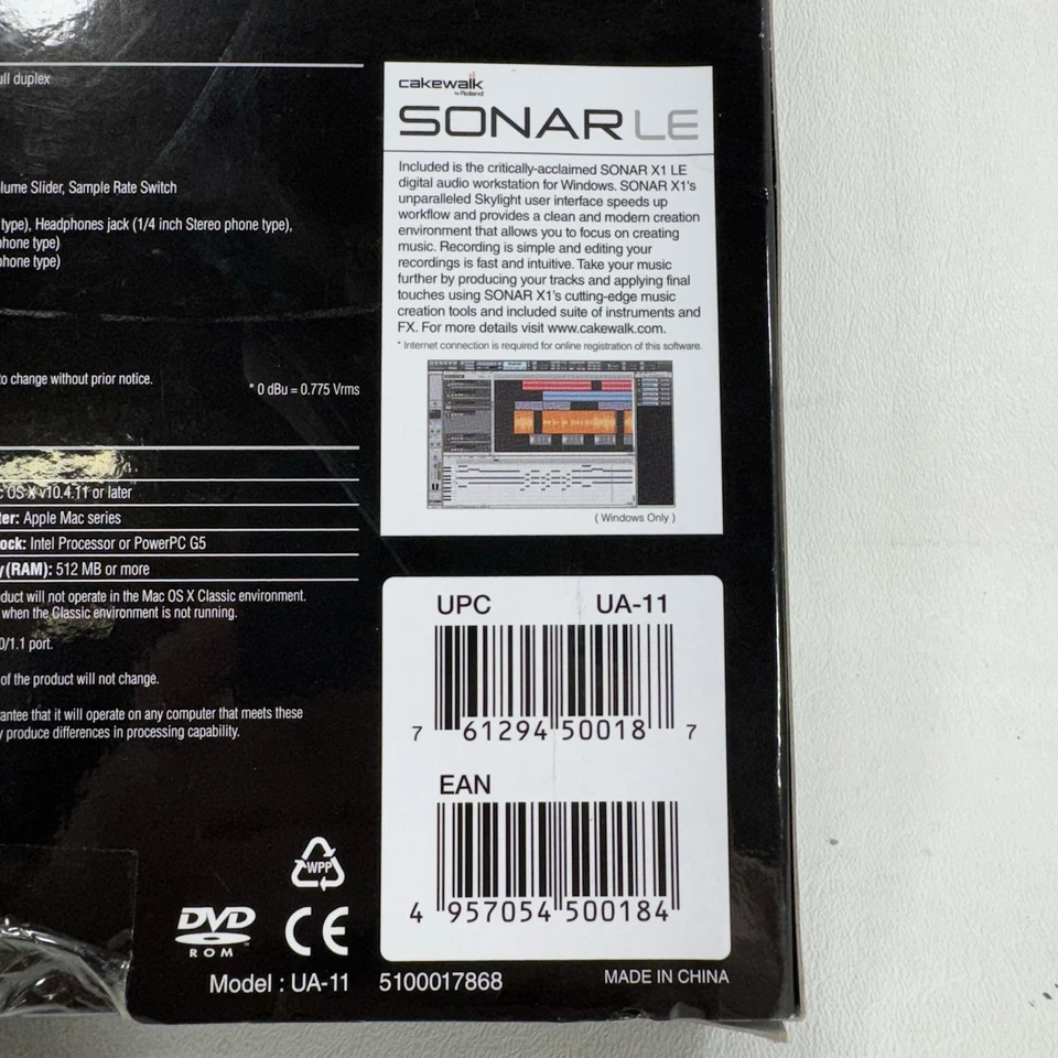 New Roland Duo-Capture USB Audio Interface UA-11 - Image 3 of 4