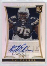 2013 Panini Select Silver Prizm Rookie Auto /199 DJ Fluker #171 Auto 15sx