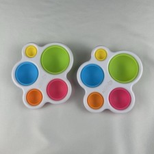 Fat Brain Toy Co Dimple Baby Toddler Fidget Toy Twin pack Set Of 2