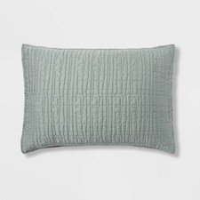 Threshold King TENCEL Quilt Sham Light Teal Green OEKO-TEX Cooling 100 Lyocell