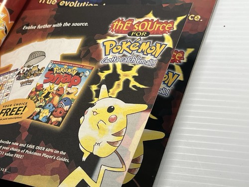 Nintendo Power Volume 125 Pokemon Yellow Magazine GREAT w/ 2 Poster Comic - Picture 6 of 12
