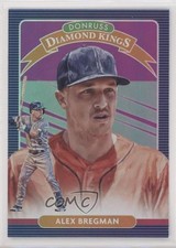 2020 Panini Donruss Diamond Kings Holo Purple Alex Bregman #20 0nr3