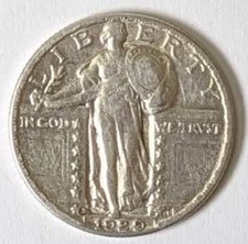 1929-D 25C X-FINE 