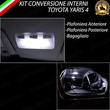 KIT LED INTERNI TOYOTA YARIS MK3 RESTYLING CONVERSIONE COMPLETA 6000K NO ERROR